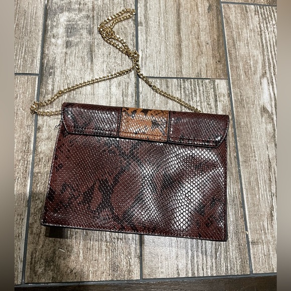 🍂TopShop Snake Print Shoulder Bag NWOT👜 - Picture 6 of 9